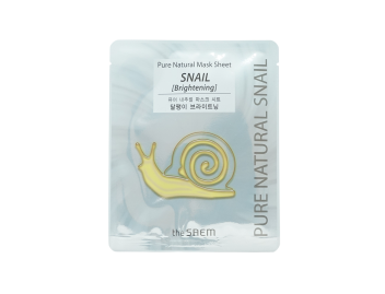 Pure Natural Mask Sheet (Snail Brightening)